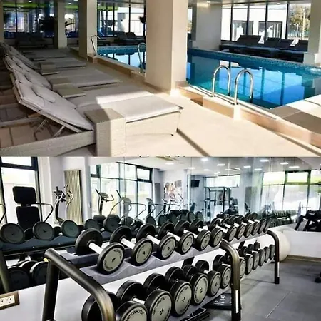 شقة Bell Marina & Cu Piscina Interioara Incalzita Sauna Jacuzzi Gym